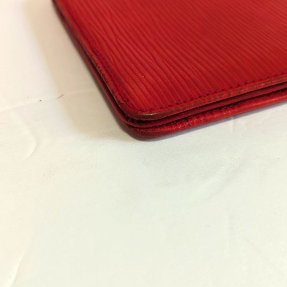 Louis Vuitton Scarlet Epi Leather Wallet - Picture 9 of 14